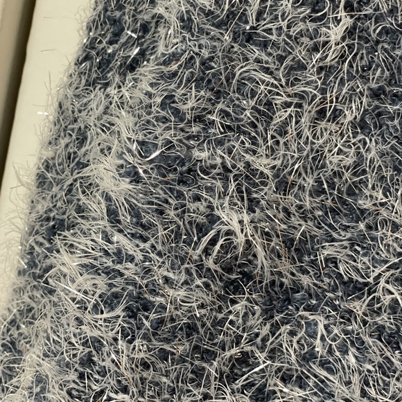 NWT••LC LAUREN CONRAD // light blue / sparkle / oversized cardigan - Picture 12 of 16